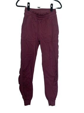 Lululemon Burgundy Dance Jogger Pants